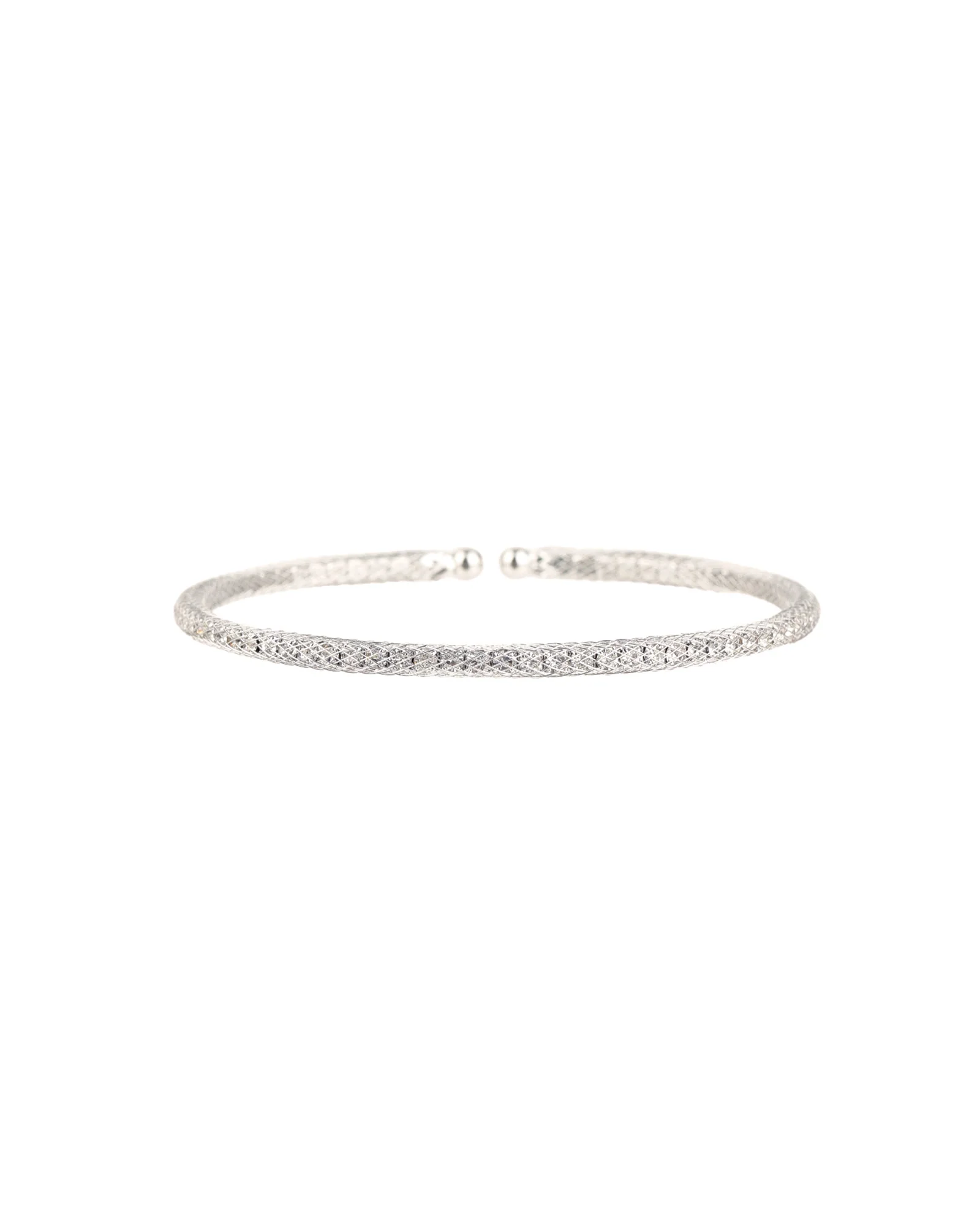 Mesh Round Crystal Cuff