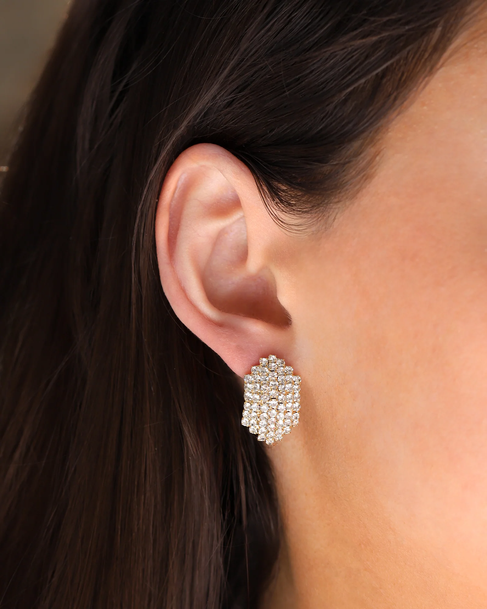 Pavé Oval Studs - Image 2