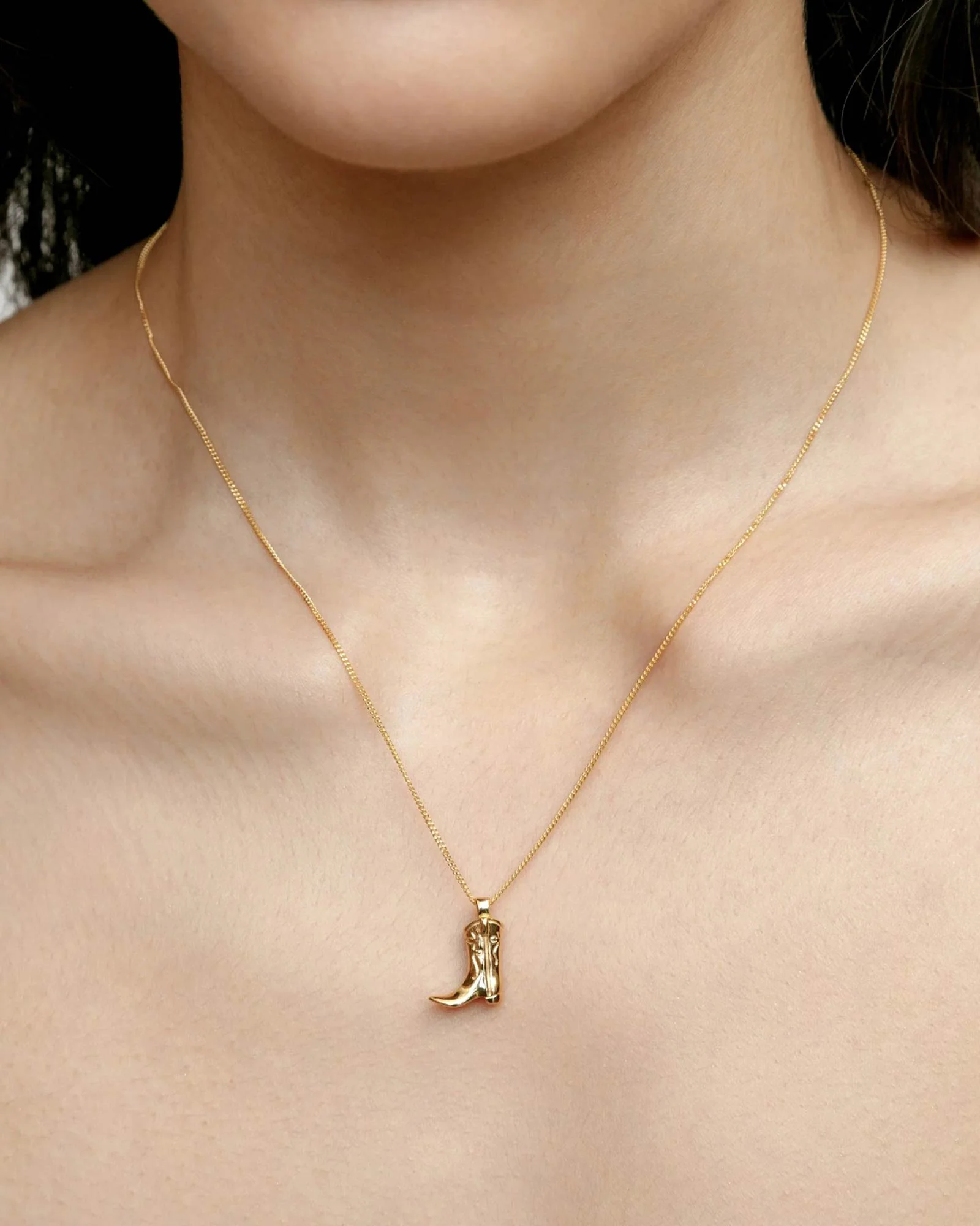 Cowboy Boot Charm Necklace - Image 3