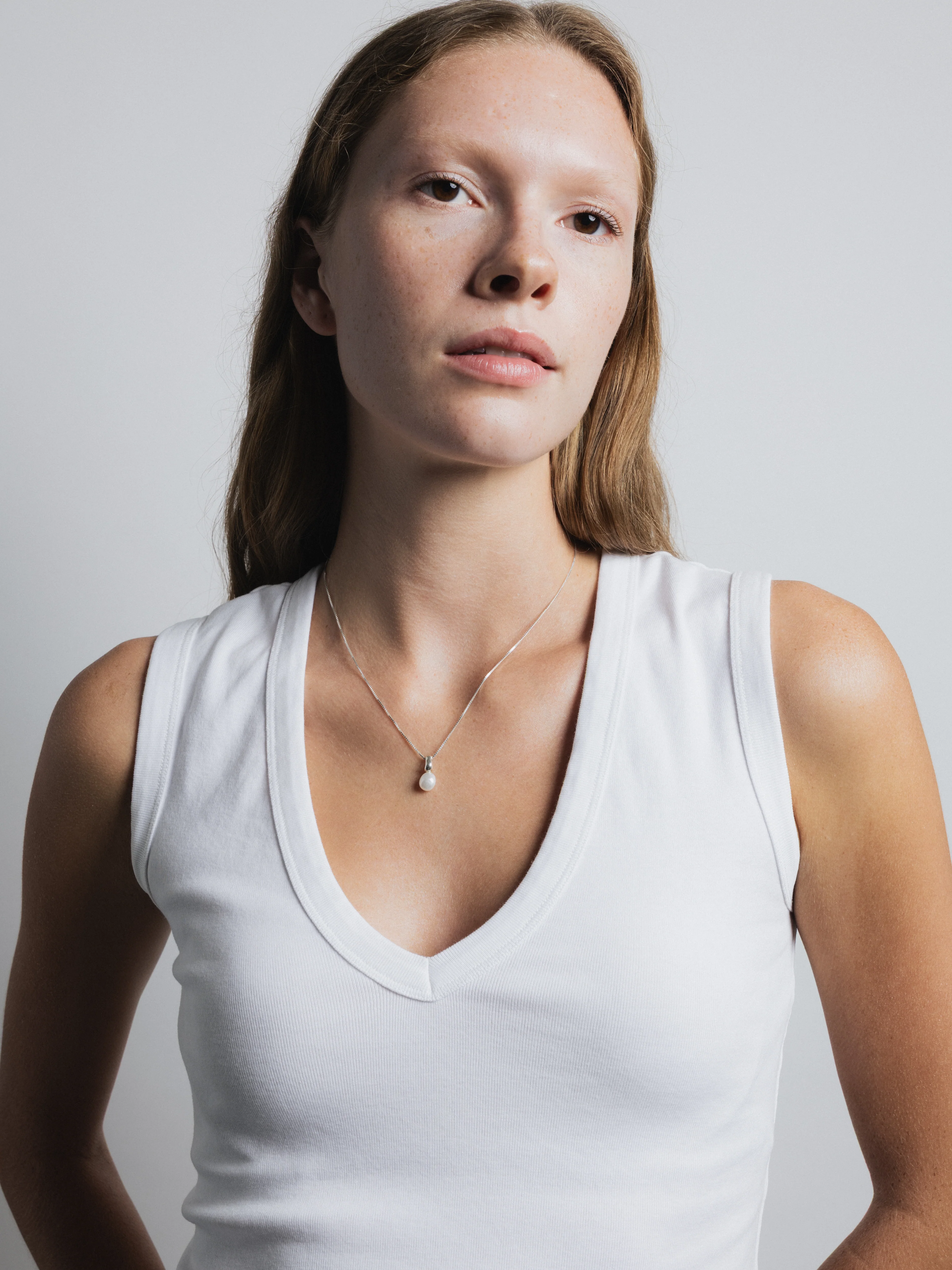 Emmy Box Chain Necklace - Image 2